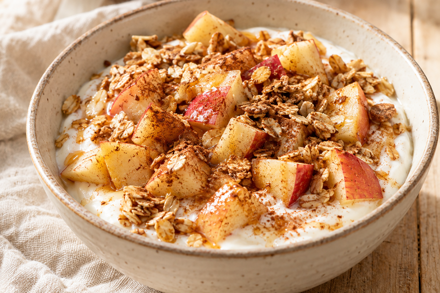 Apple Cinnamon Yogurt Breakfast Bowl