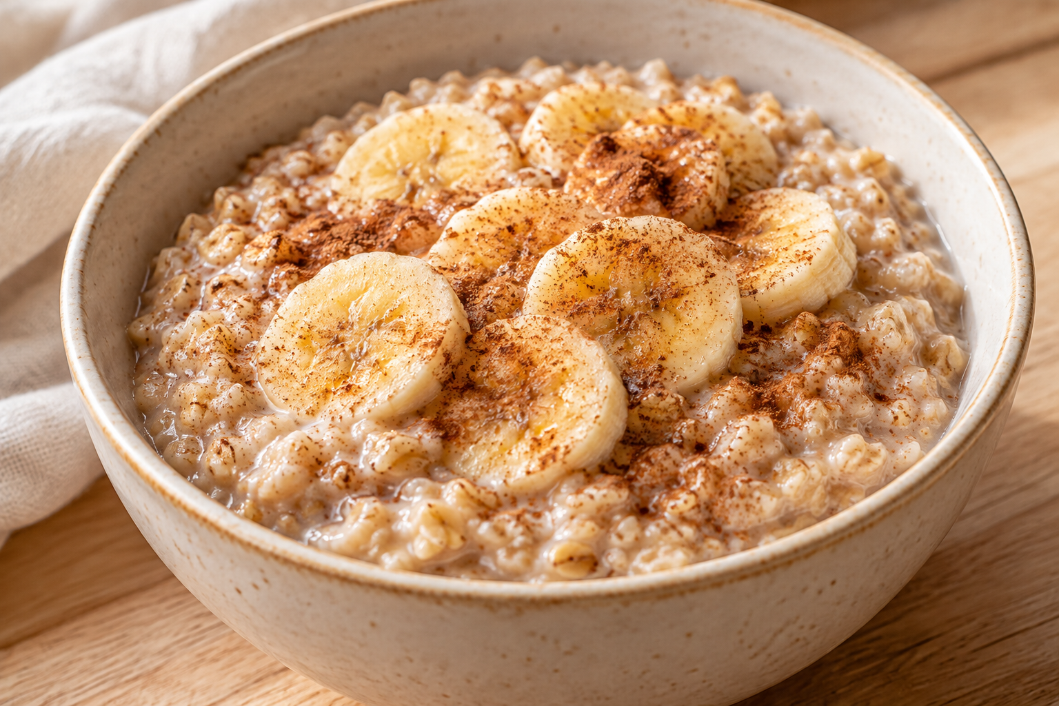 Creamy Banana Cinnamon Porridge