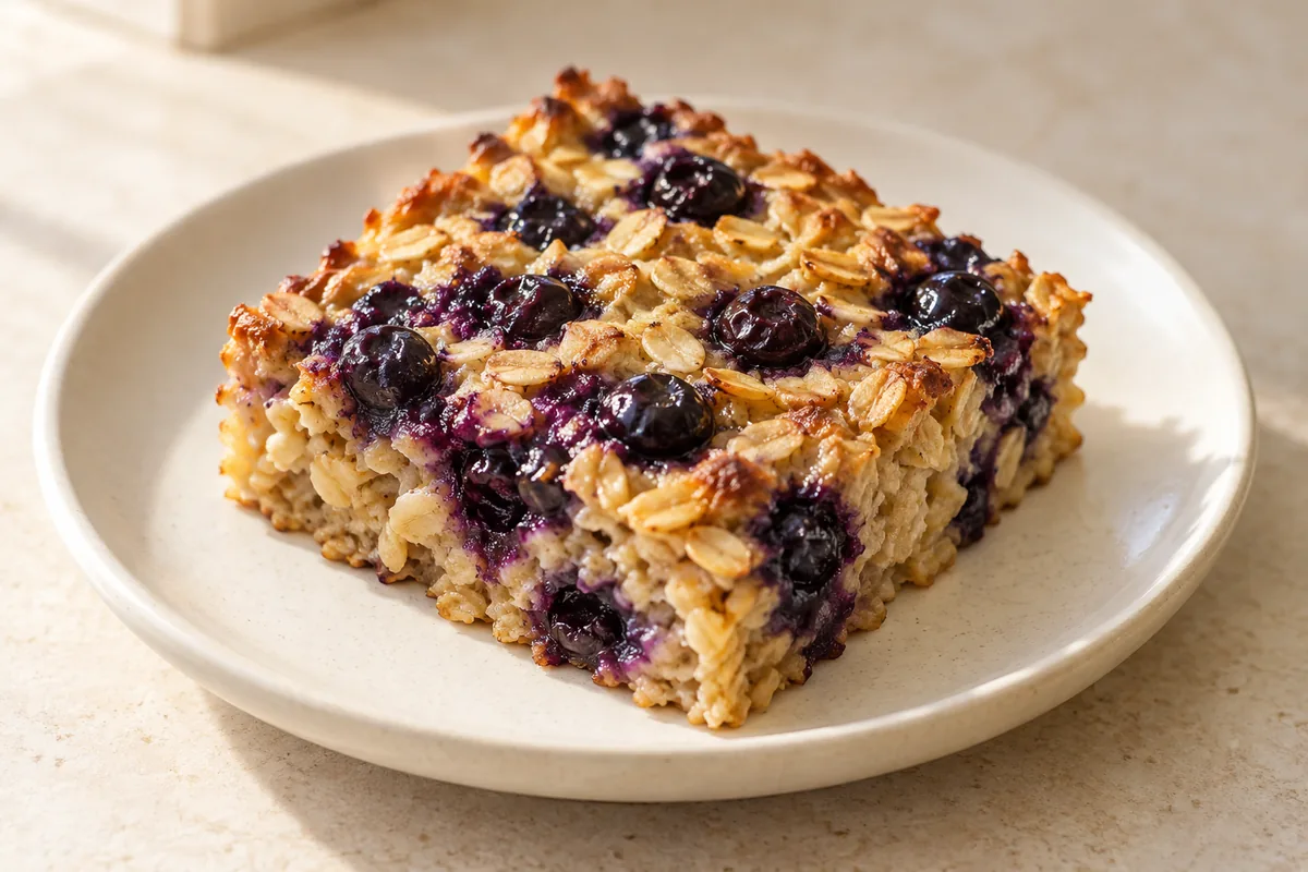 Blueberry Baked Oatmeal