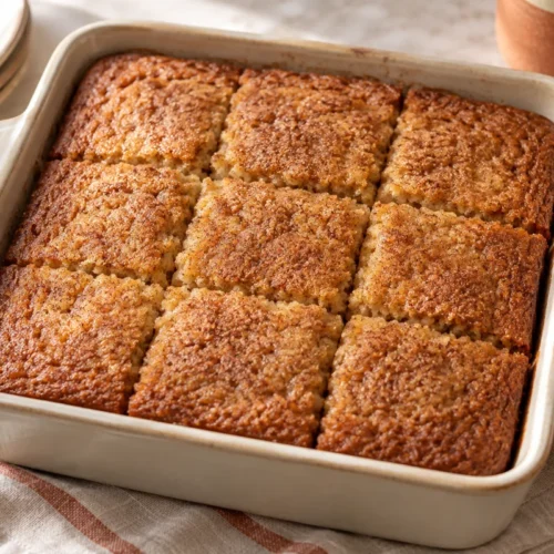 Eggless Applesauce Snack Cake — finished dish illustration
