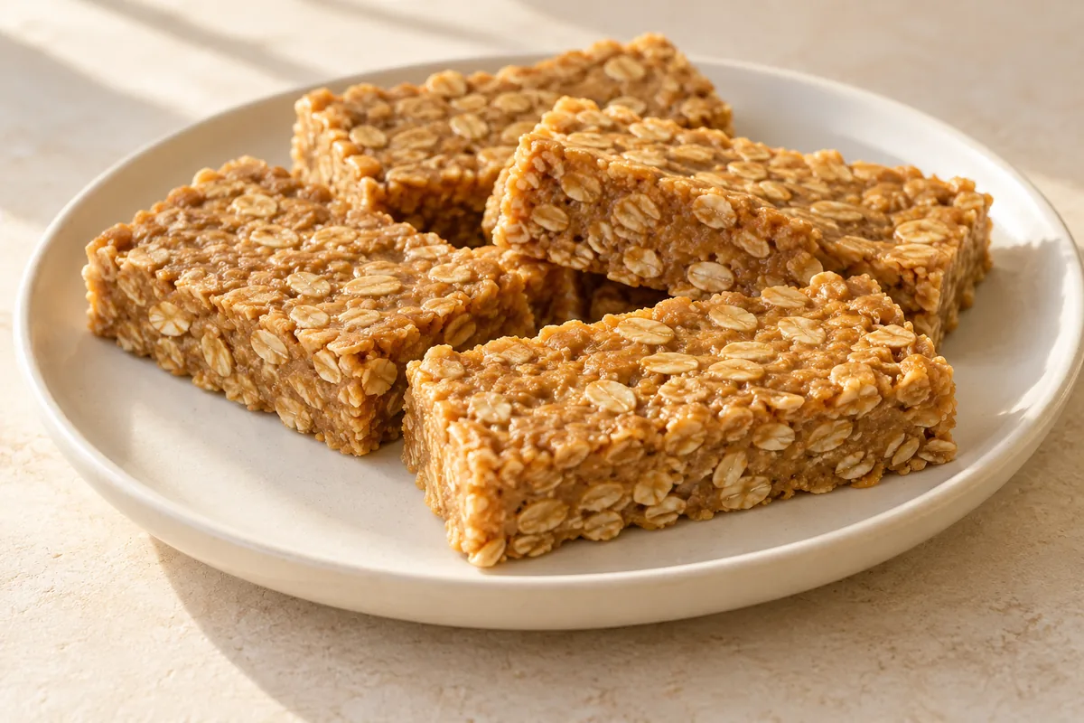 No-Bake Peanut Butter Oat Bars