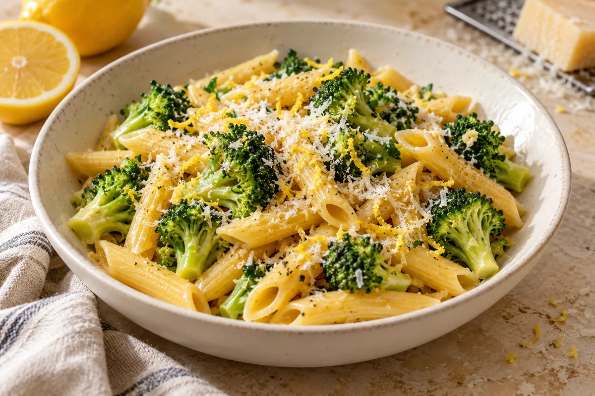 One-Pot Lemon Broccoli Pasta