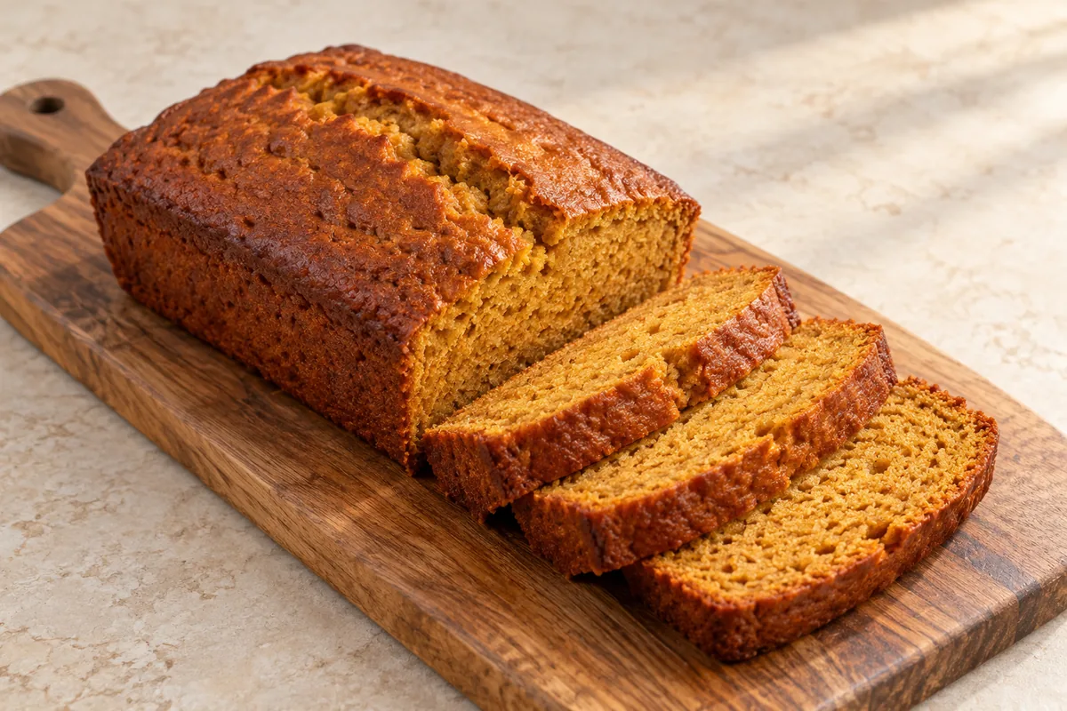 Pumpkin Banana Bread, One Loaf
