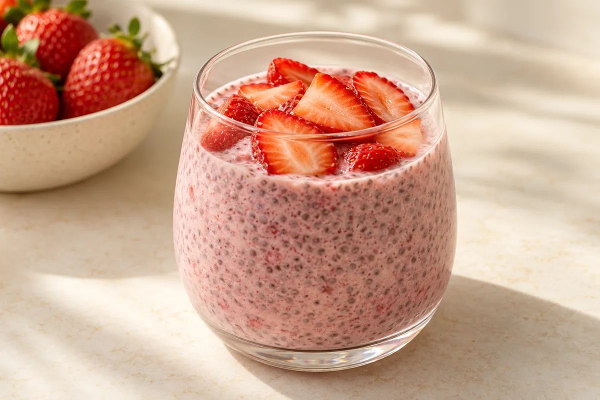 Strawberry Chia Pudding