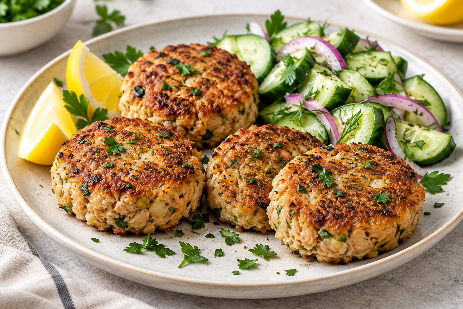 Tuna Patties Without Breadcrumbs