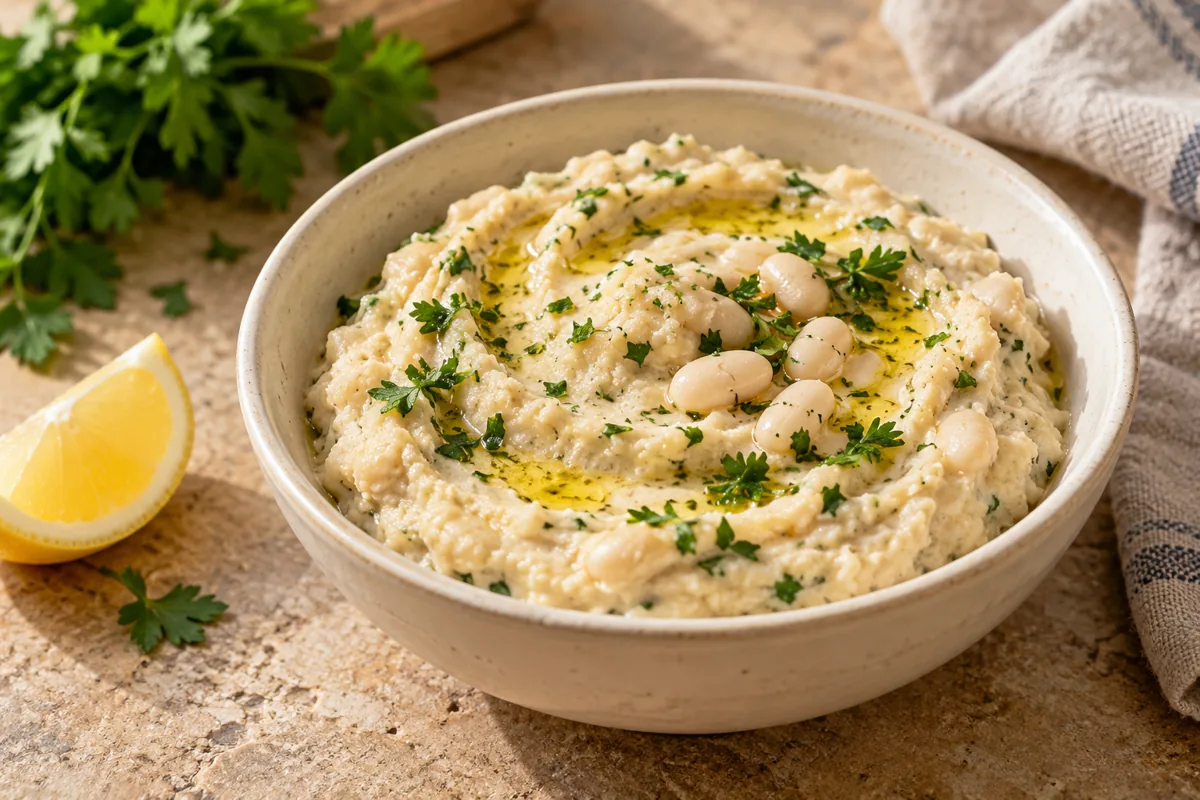 White Bean Dip Without Tahini